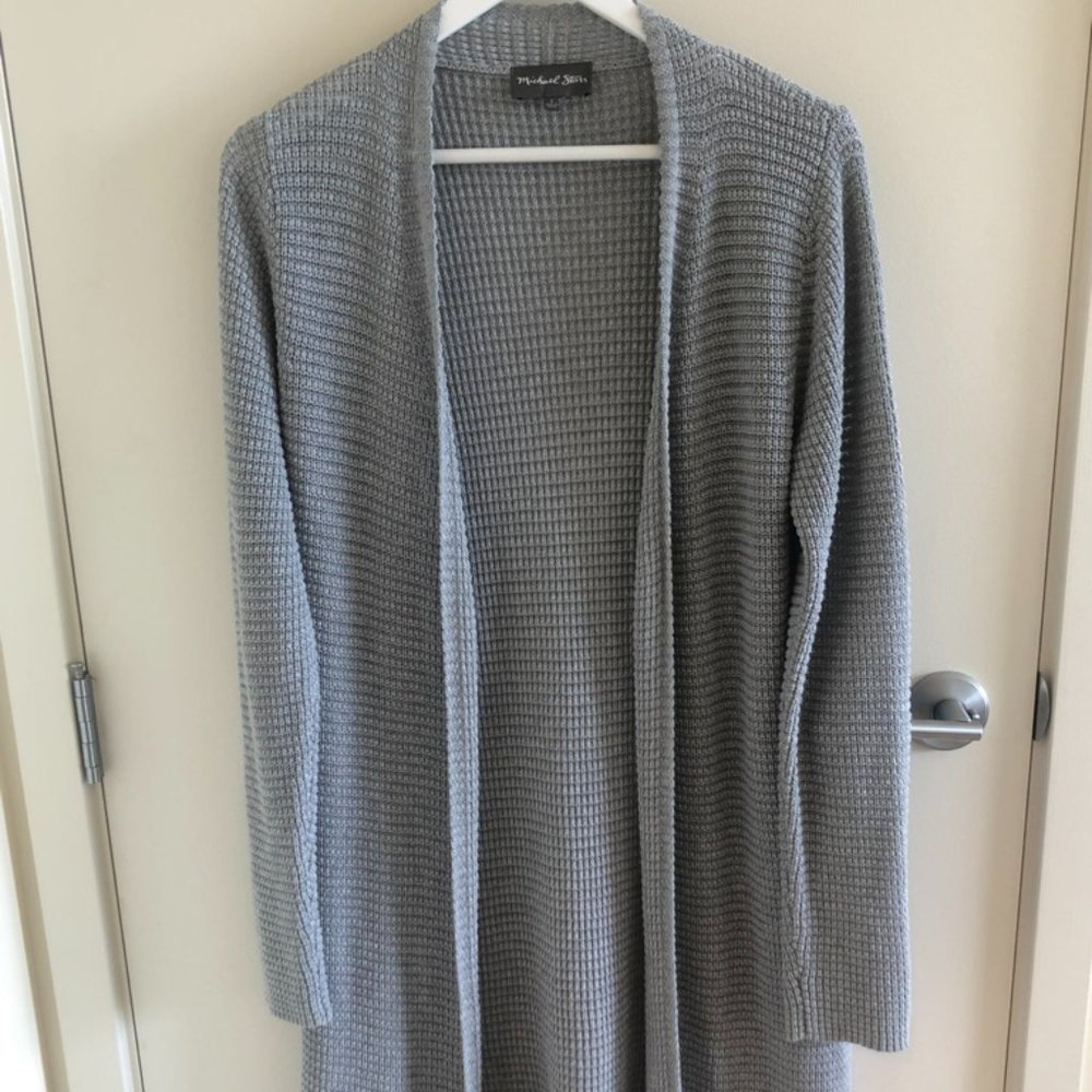 Michael Stars Long Grey Cardigan